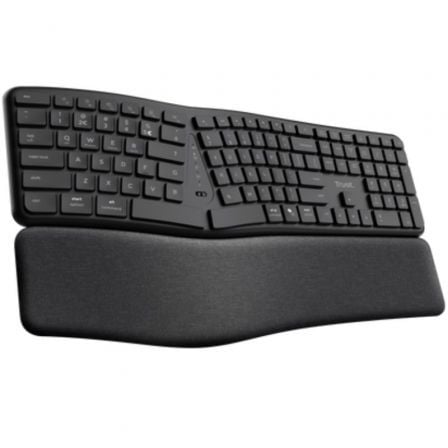 Teclado Sem Fios por Bluetooth Trust Keyra Multidispositivo Ergonómico - Imagem 3