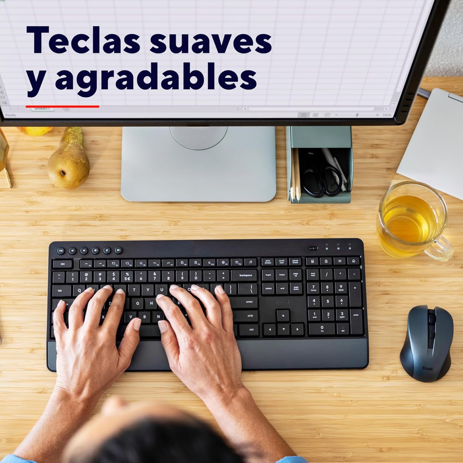 Teclado e Rato Sem Fios Trust Trezo - Imagem 3