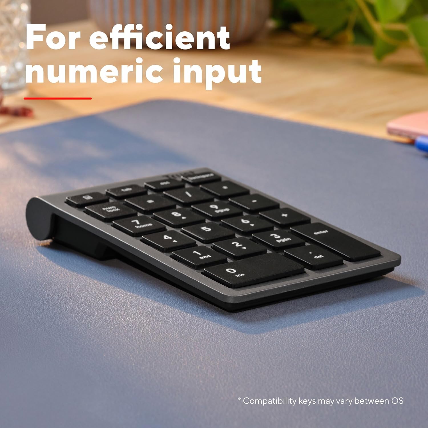 Teclado Numérico Sem Fios Trust Xalas Wireless/ Prateado - Imagem 4