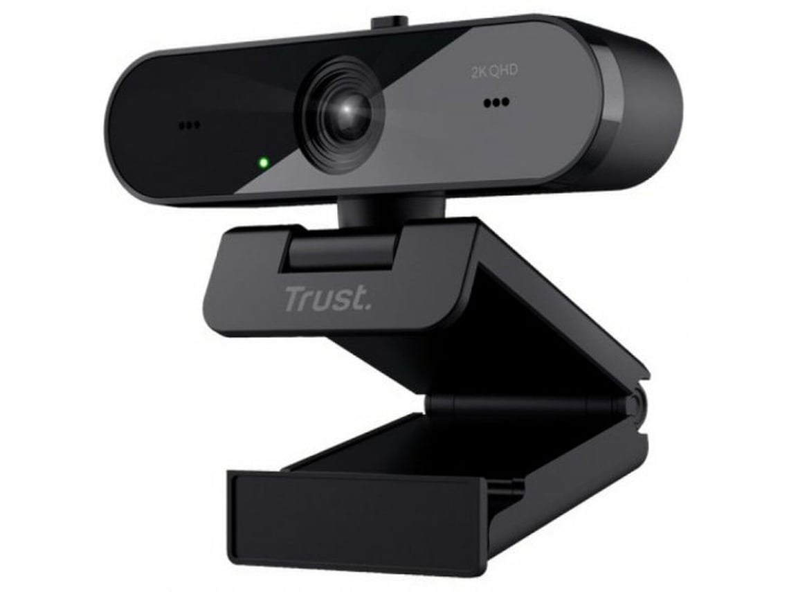 Webcam Trust TW-250/ Focagem Automática/ 2560 x 1440 QHD
