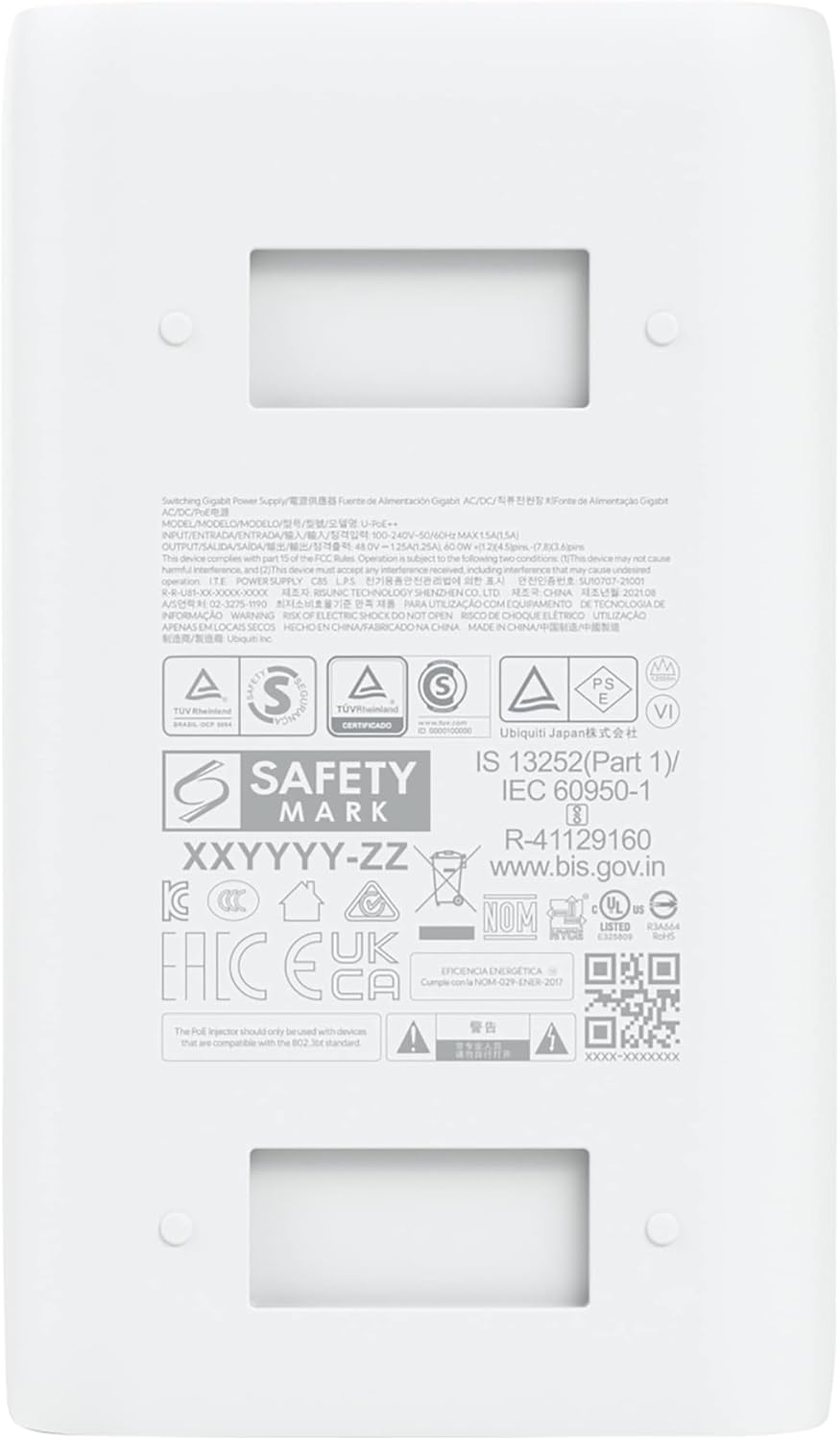 Injetor PoE Ubiquiti U-PoE++/ 2 Portas RJ45 - Imagem 7