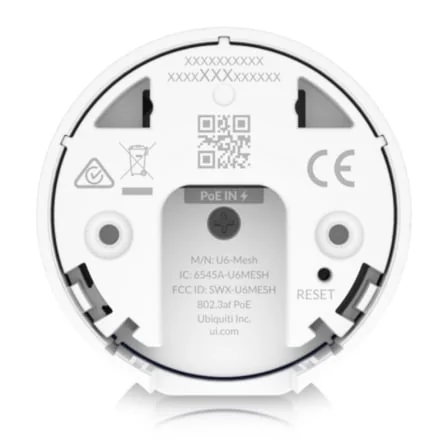 Ponto de Assesso Ubiquiti UniFi U6 Mesh WiFi 6 Dual-Band 5.3 Gbps GbE PoE IPX5 - Imagem 3