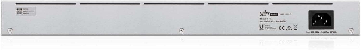 Switch Gerível Ubiquiti USW-16-POE 16 Portas/ RJ-45 Gigabit 10/100/1000/ SFP/ PoE+ - Imagem 5