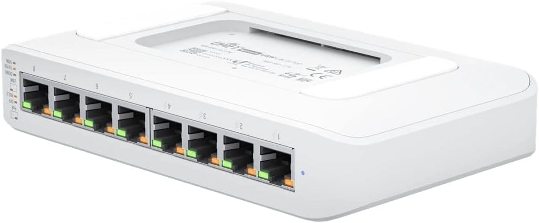 Switch Ubiquiti USW-LITE-8-POE/ 8 Portas/ RJ45 10/100/1000 PoE - Imagem 7
