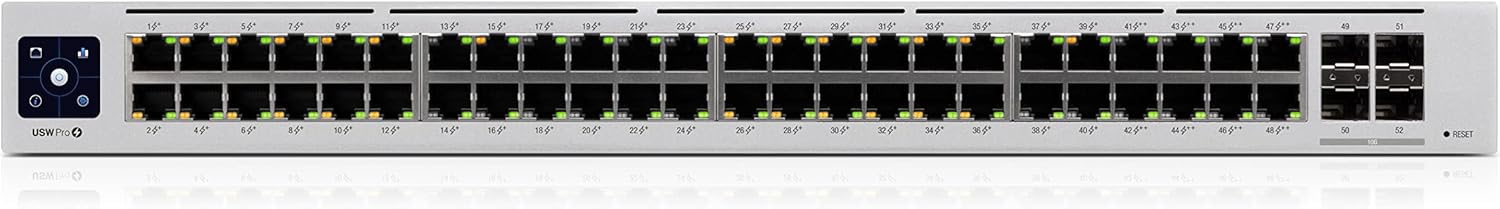 Switch Ubiquiti USW-PRO-48-POE/ 48 Portas/ RJ45 10/100/1000 PoE/ SFP