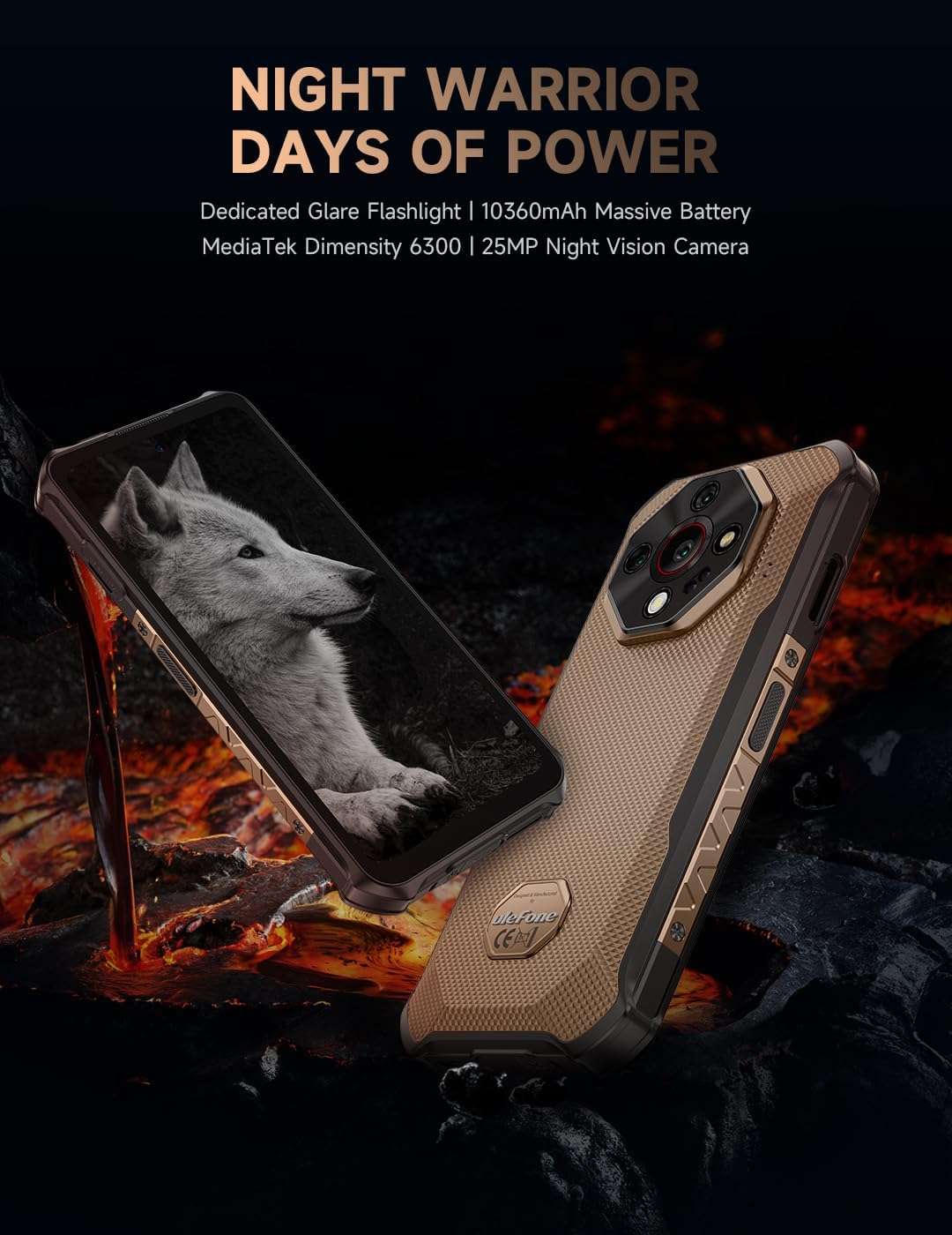 Smartphone Robustecido Ulefone Armor X16 Pro 8GB/ 256GB/ 6.56"/ 5G/ Cinzento Sombra - Imagem 5