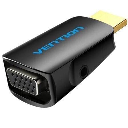 Adaptador Conversor Vention AIDB0/ HDMI Macho para VGA Fêmea/ Jack de Áudio 3.5mm