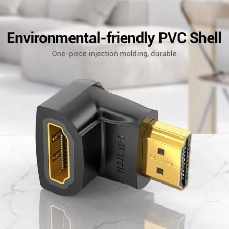 Adaptador HDMI 4K 90º Vention AIOB0/ HDMI Macho - HDMI Fêmea - Imagem 2