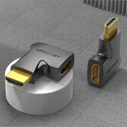 Adaptador HDMI 4K 90º Vention AIPB0/ HDMI Macho - HDMI Fêmea - Imagem 2