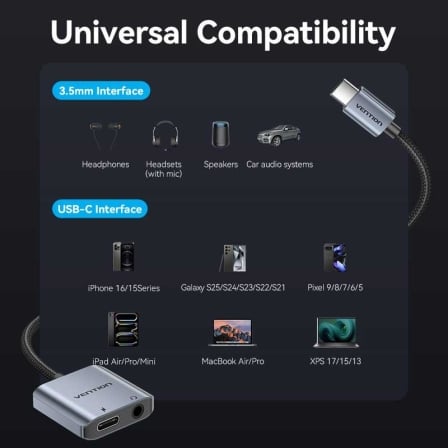 Adaptador de Áudio Vention BIGHA/ USB Tipo-C Macho - Jack 3.5 Fêmea/ USB Tipo-C PD Fêmea/ Cinzento - Imagem 3