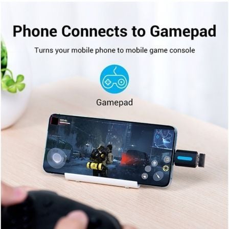 Adaptador USB 2.0 Vention CDTB0/ USB Tipo-C Macho - USB Fêmea - Imagem 2