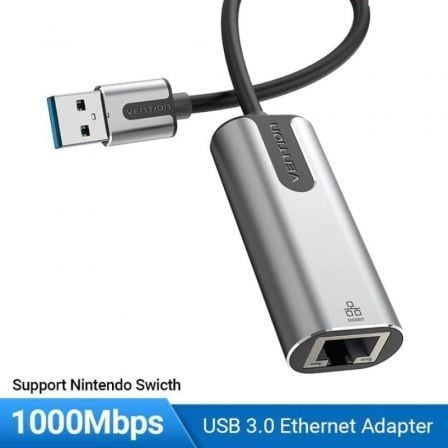 Adaptador USB 3.0 - RJ45 Vention CEWHB/ 1000Mbps - Imagem 2