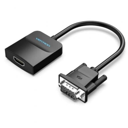 Cabo Conversor Vention ACNBB/ VGA Macho - HDMI Fêmea/ 15cm/ Preto