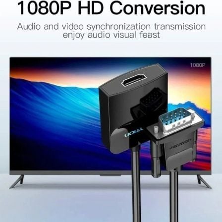 Cabo Conversor Vention ACNBD/ VGA Macho - HDMI Fêmea/ 50cm/ Preto - Imagem 5