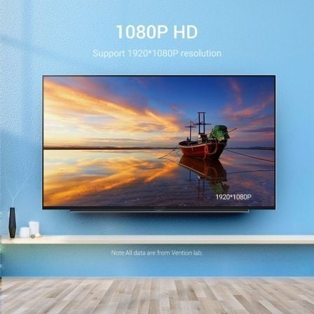 Conversor Vention ACPBB/ HDMI Macho - VGA Fêmea/ 15cm/ Preto - Imagem 3