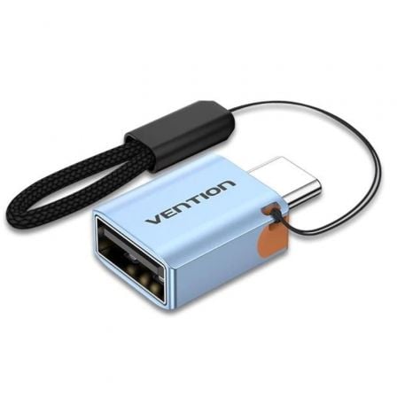 Adaptador OTG USB 3.1 Vention CUBH0/ USB Tipo-C Macho - USB Fêmea/ Azul