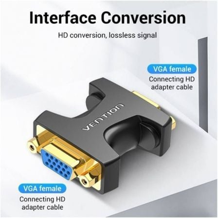 Adaptador Vention DDGB0/ VGA Fêmea - VGA Fêmea - Imagem 2