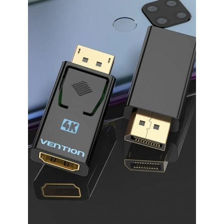 Adaptador Vention HBMB0/ DisplayPort Macho - HDMI Fêmea - Imagem 2