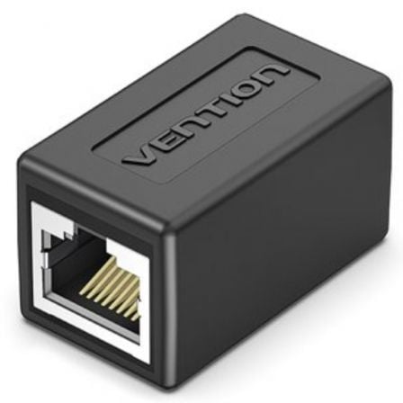 Adaptador Conector RJ45 Vention IPVB0/ Cat.6 FTP/ RJ45 Fêmea - RJ45 Fêmea/ Preto