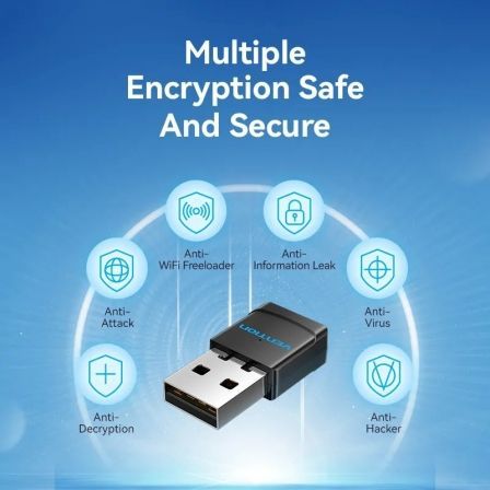 Adaptador USB - WiFi Vention KDSB0/ 433Mbps - Imagem 3