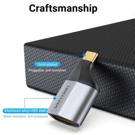 Adaptador USB Tipo-C Vention TCAH0/ USB Tipo-C Macho - HDMI Fêmea - Imagem 4