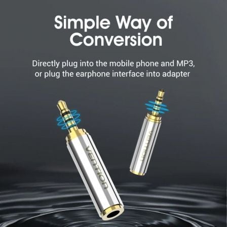 Adaptador Jack Vention VAB-S02/ Jack 2.5 Macho - Jack 3.5 Fêmea/ Prata - Imagem 3
