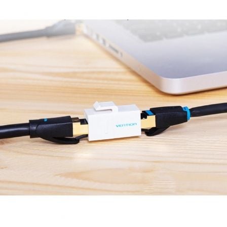 Adaptador Conector RJ45 VDD-B07-W Cat5 UTP/ RJ45 Fêmea - RJ45 Fêmea/ Branco - Imagem 2
