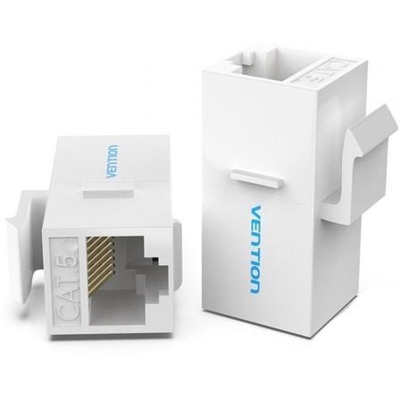Adaptador Conector RJ45 VDD-B07-W Cat5 UTP/ RJ45 Fêmea - RJ45 Fêmea/ Branco