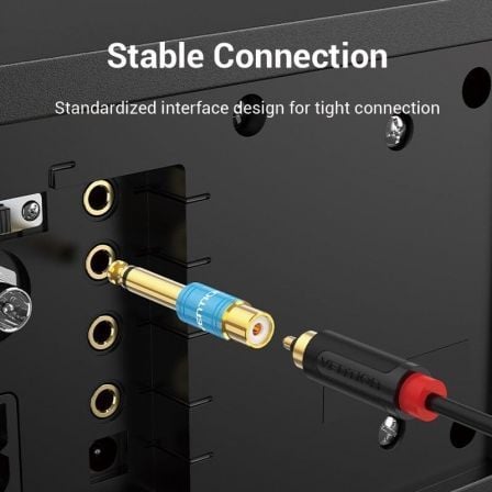 Adaptador Jack Vention VDD-C03/ RCA Fêmea - Jack 6.5 Macho/ Azul - Imagem 5