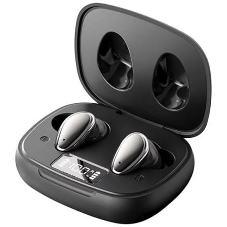 Auscultadores Bluetooth Vention Tiny T13 NBNB0 com estojo de carregamento/ Autonomia 6h/ Pretos