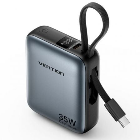 Powerbank 10000mAh Vention FHEH0/ 35W/ Cinza
