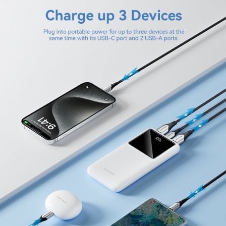 Powerbank 10000mAh Vention FHKB0/ 22.5W/ Preto - Imagem 2