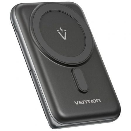 Powerbank 10000mAh Vention FHNB0/ 20W/ Wireless/ Preto