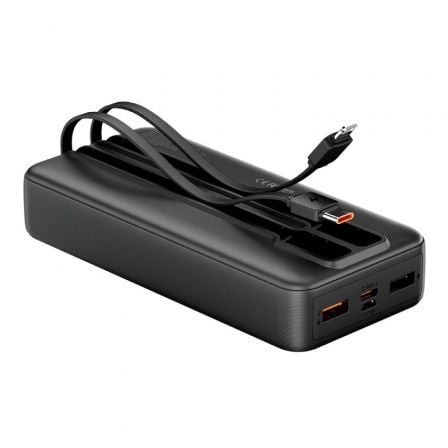 Powerbank 20000mAh Vention FHPB0/ 22.5W/ Preta/ Inclui Cabo USB Tipo-C e Lightning - Imagem 2