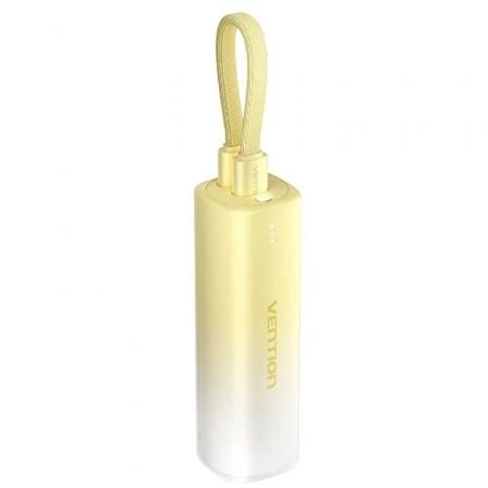 Powerbank 5000mAh Vention FHWY0/ 20W/ Amarela