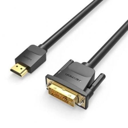 Cabo Conversor Vention ABFBJ/ DVI-D Macho - HDMI Macho/ 5m/ Preto - Imagem 2