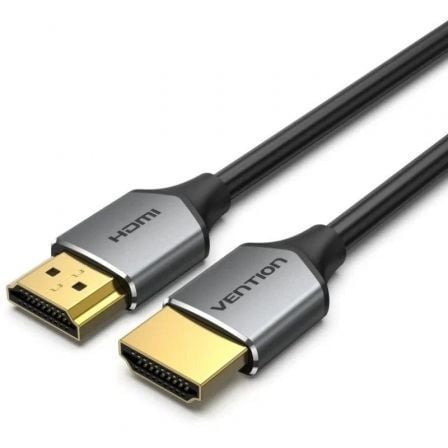 Cabo HDMI 2.0 4K Vention ALEHH/ HDMI Macho - HDMI Macho/ 2m/ Cinzento