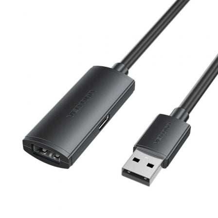 Cabo Extensor USB 2.0 Vention CBKBJ/ USB Macho - USB Fêmea/ 480Mbps/ 5m/ Preto