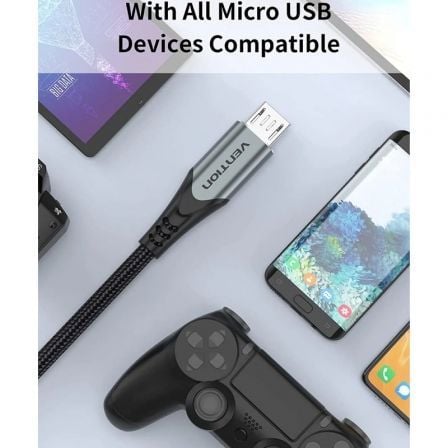 Cabo USB 2.0 Vention COAHH/ microUSB Macho - USB Macho/ Até 60W/ 480Mbps/ 2m/ Cinzento - Imagem 3