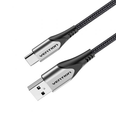 Cabo USB 2.0 Tipo-C Vention CODHG/ USB Macho - USB Tipo-C Macho/ Até 60W/ 480Mbps/ 1.5m/ Cinzento