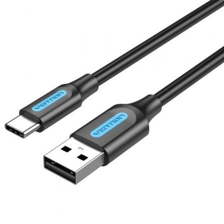 Cabo USB 2.0 Tipo-C Vention COKBI/ USB Macho - USB Tipo-C Macho/ Até 60W/ 480Mbps/ 3m/ Cinzento