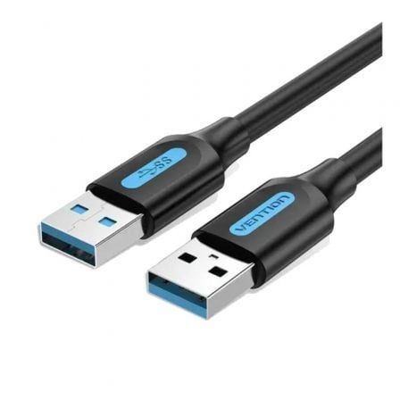 Cabo USB 3.0 Vention CONBI/ USB Macho - USB Macho/ 5Gbps/ 3m/ Preto