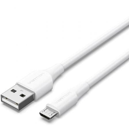 Cabo USB 2.0 Vention CTIWH/ USB Macho - MicroUSB Macho/ Até 60W/ 480Mbps/ 2m/ Branco