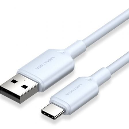 Cabo USB 2.0 Tipo-C Vention CTQLH/ USB Tipo-C Macho - USB Macho/ Até 60W/ 480Mbps/ 2m/ Azul