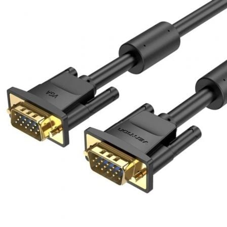 Cabo SVGA Vention DAEBD/ VGA Macho - VGA Macho/ 50cm/ Preto
