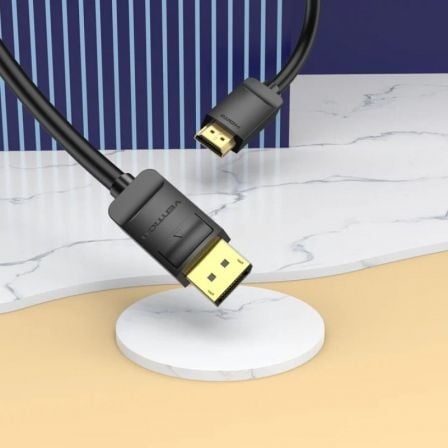 Cabo Conversor Vention HADBG/ Displayport Macho - HDMI Macho/ 1.5m/ Preto - Imagem 4