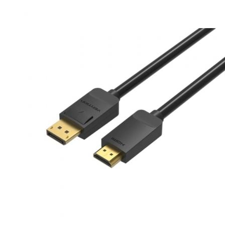 Cabo Conversor Vention HADBH/ DisplayPort Macho - HDMI Macho/ 2m/ Preto