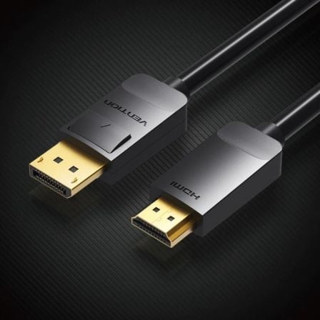 Cabo Conversor Vention HADBH/ DisplayPort Macho - HDMI Macho/ 2m/ Preto - Imagem 3