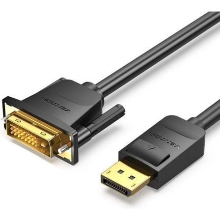 Cabo Conversor Vention HAFBF/ DisplayPort Macho - DVI Macho/ 1m/ Preto