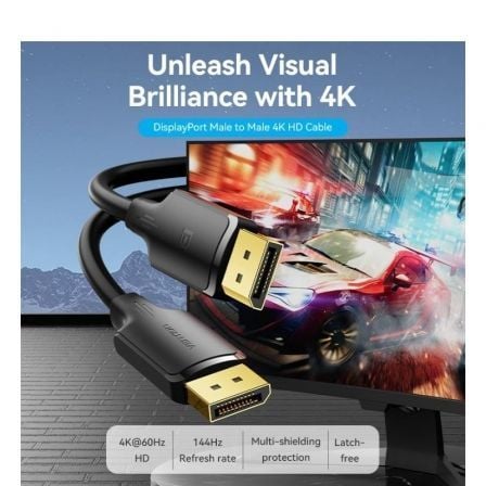 Cabo Conversor Vention HAKBH/ DisplayPort Macho - DisplayPort 4K Macho/ 2m/ Preto - Imagem 2